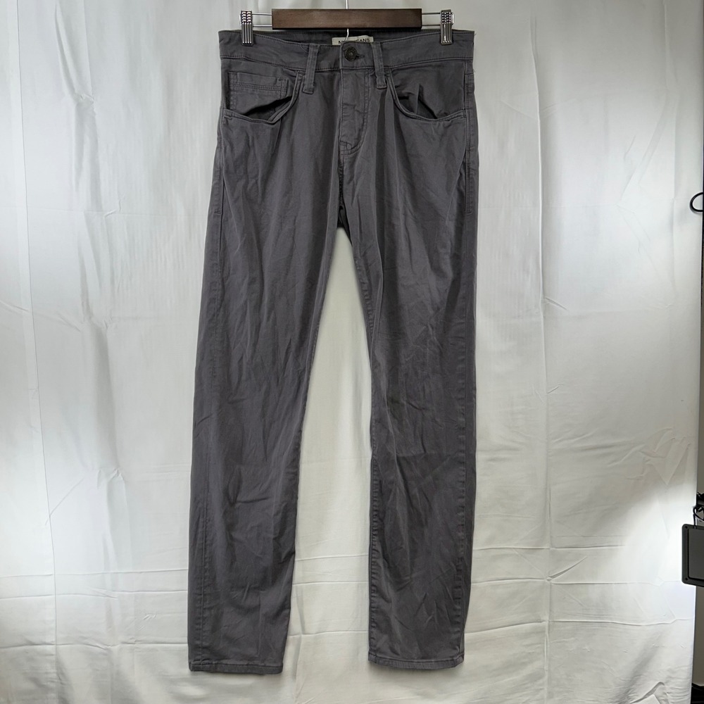 Mavi Zach Straight Leg Pants Mens 30/32 Grey Cotton Stretch‎ Casual Pants